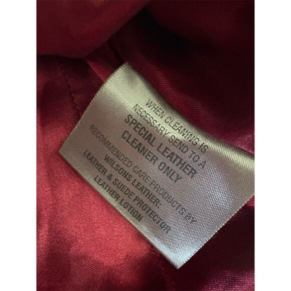 Wilsons Leather Vintage Women's Black Leather Jacket Size‎ L Mid-Length Vintage - Picture 3 of 4